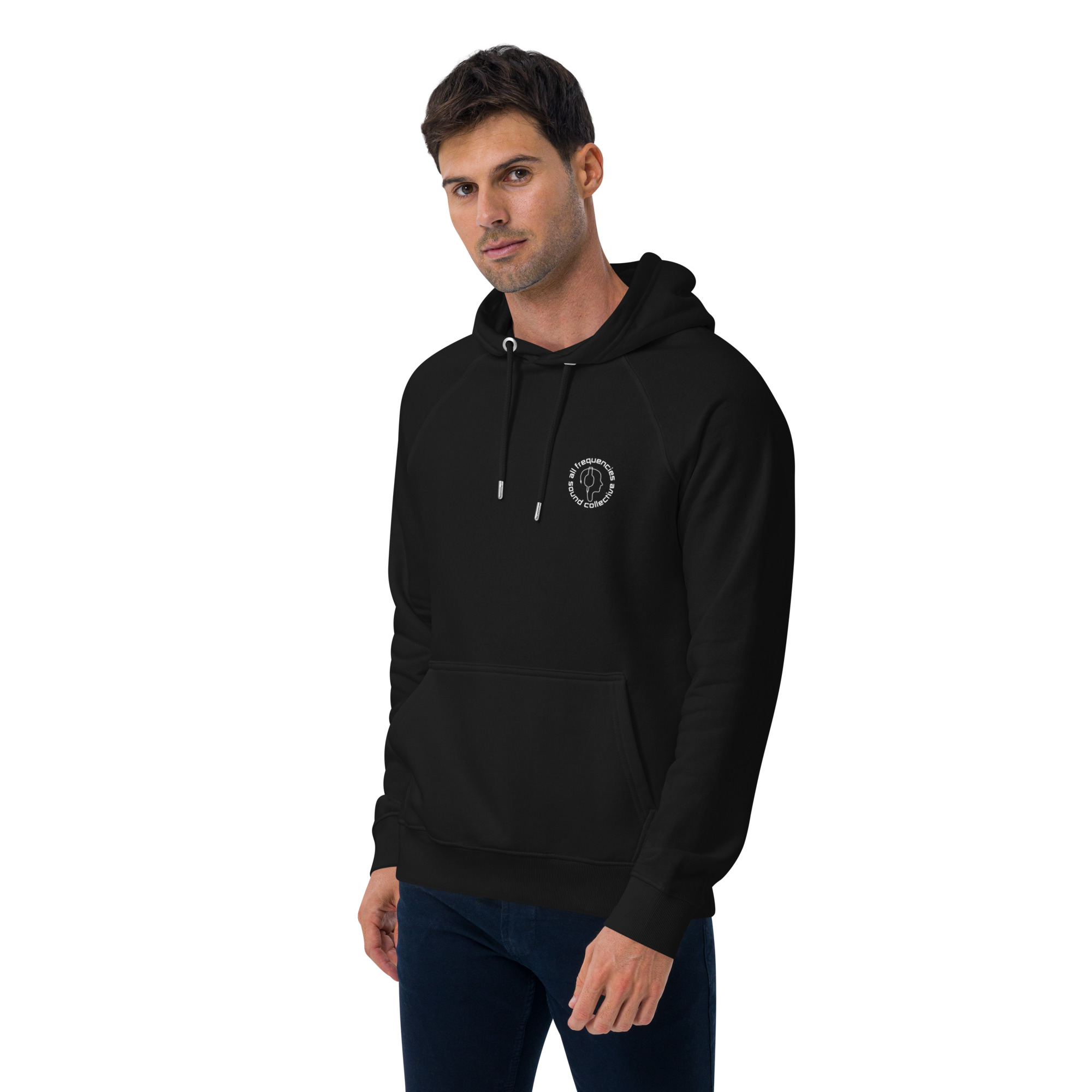Unisex eco raglan hoodie - Image 7