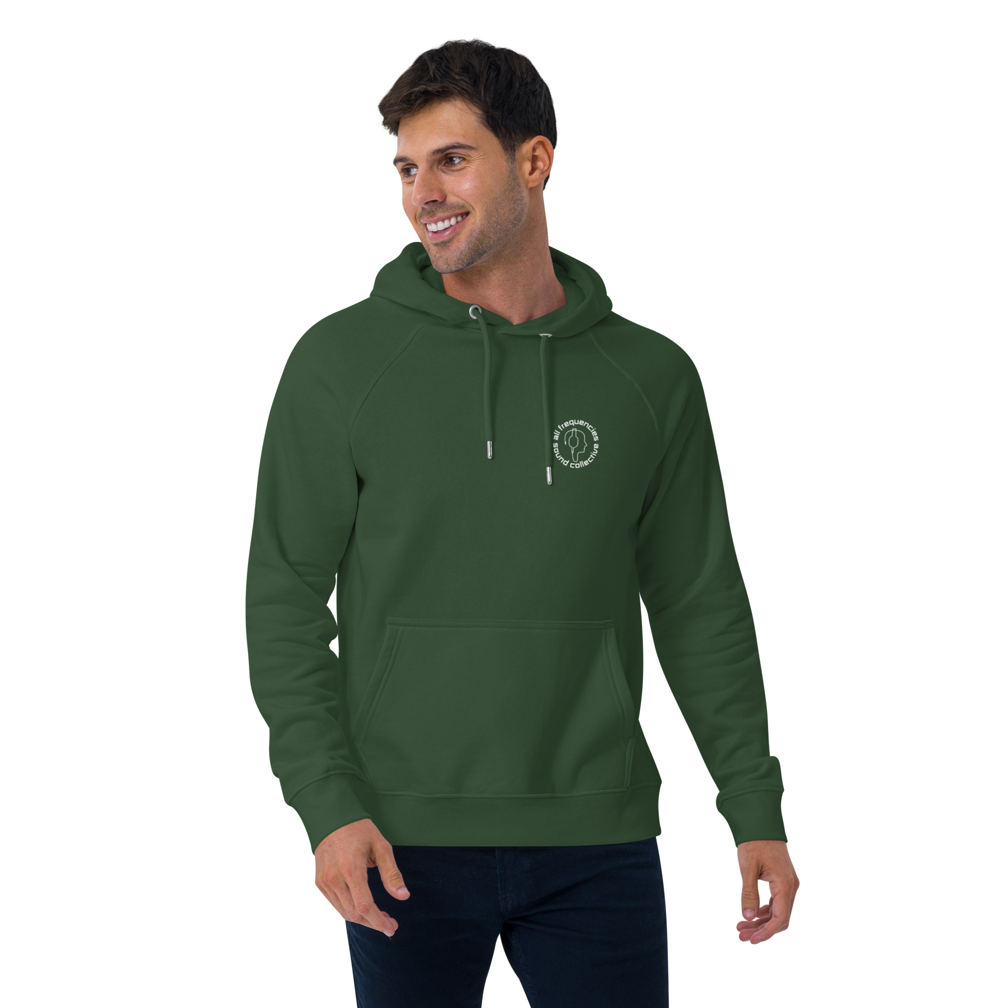 Unisex eco raglan hoodie - Image 29