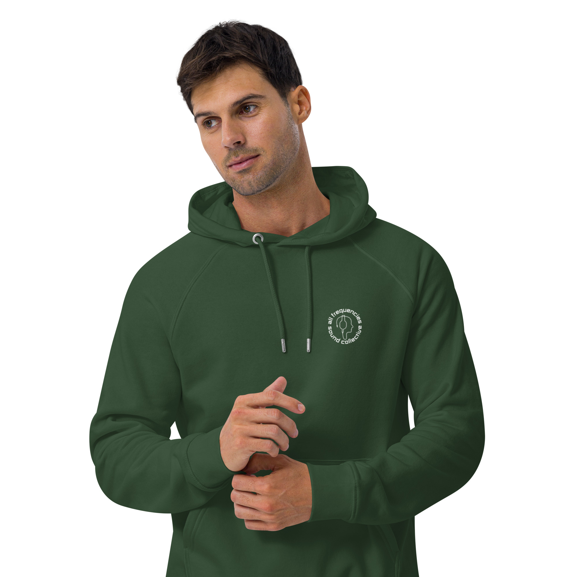 Unisex eco raglan hoodie - Image 30