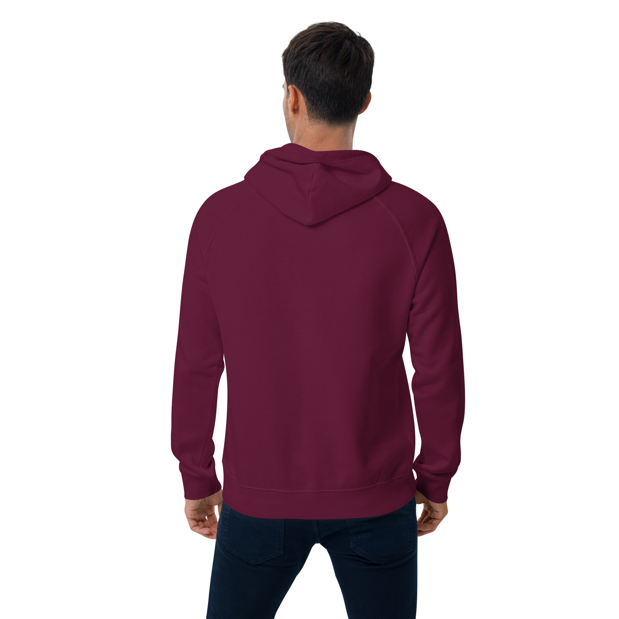 Unisex eco raglan hoodie - Image 14