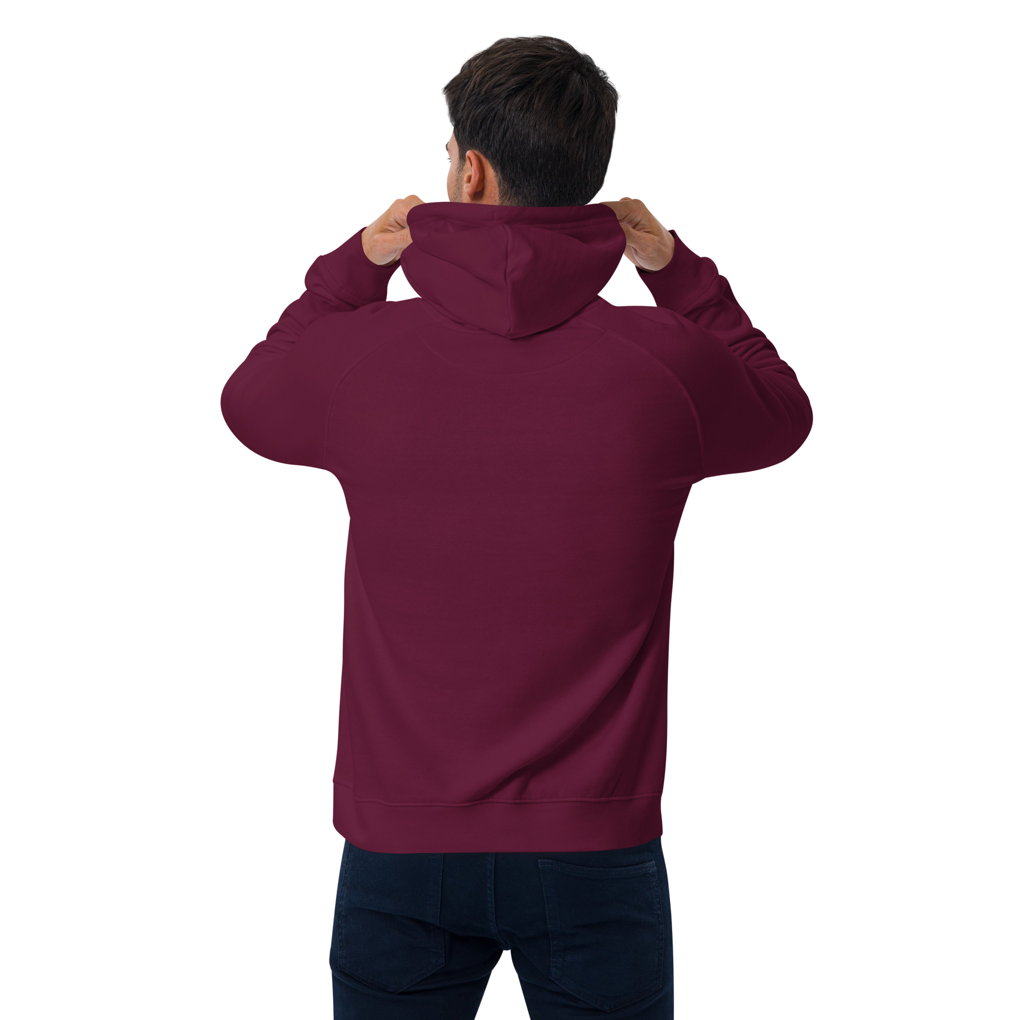 Unisex eco raglan hoodie - Image 13
