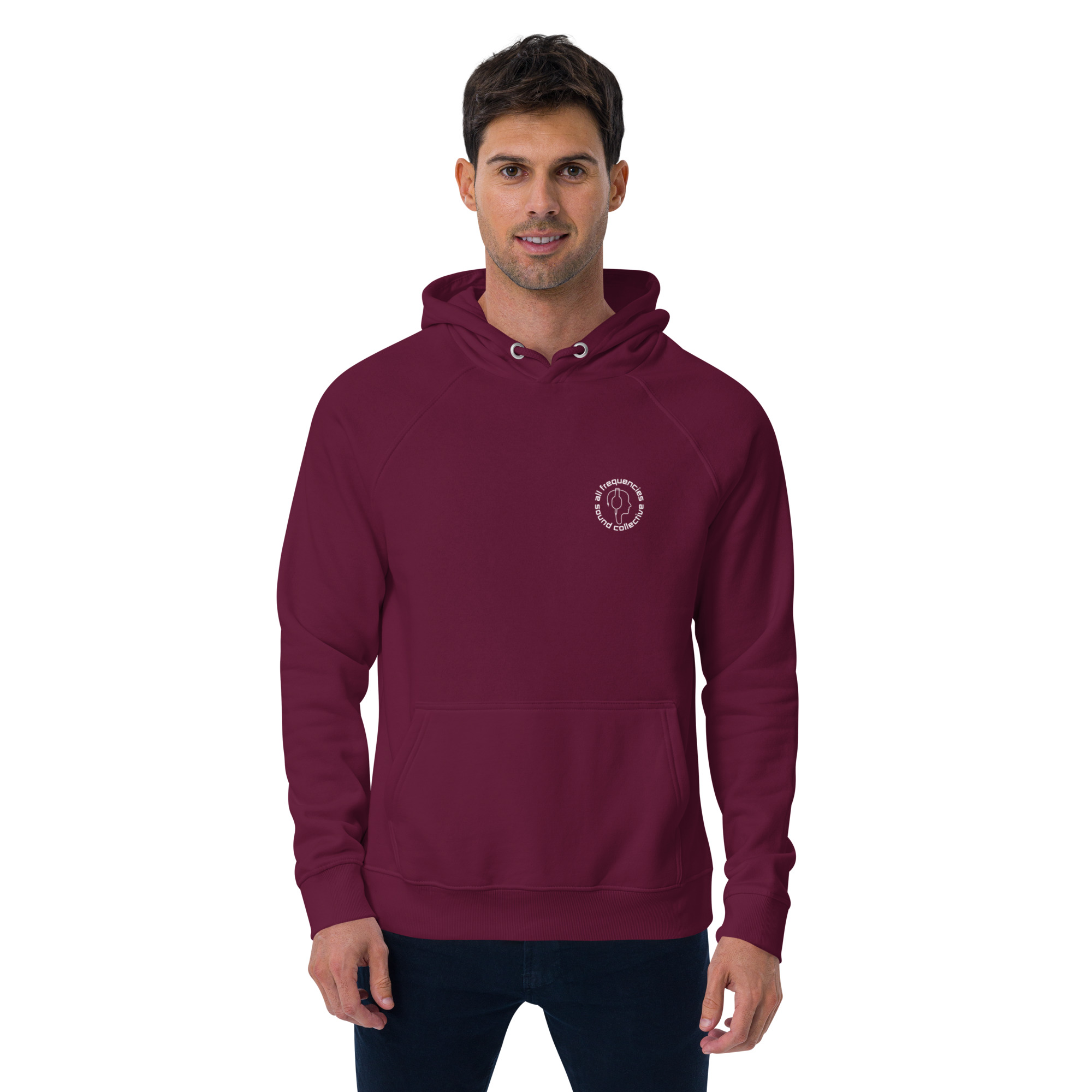Unisex eco raglan hoodie - Image 10