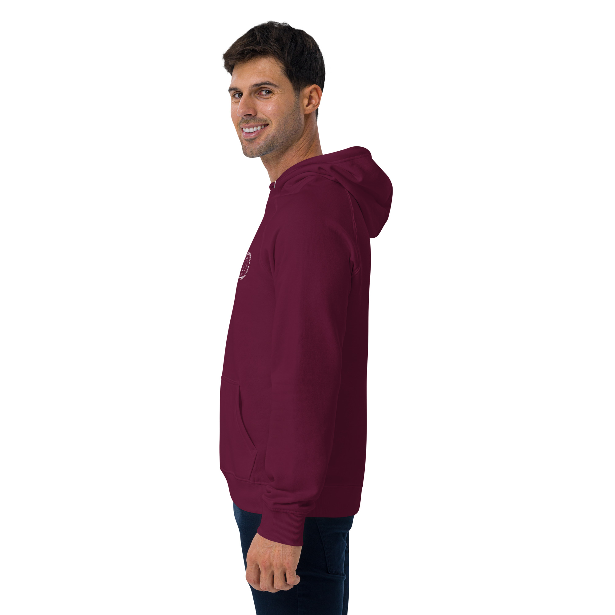 Unisex eco raglan hoodie - Image 15