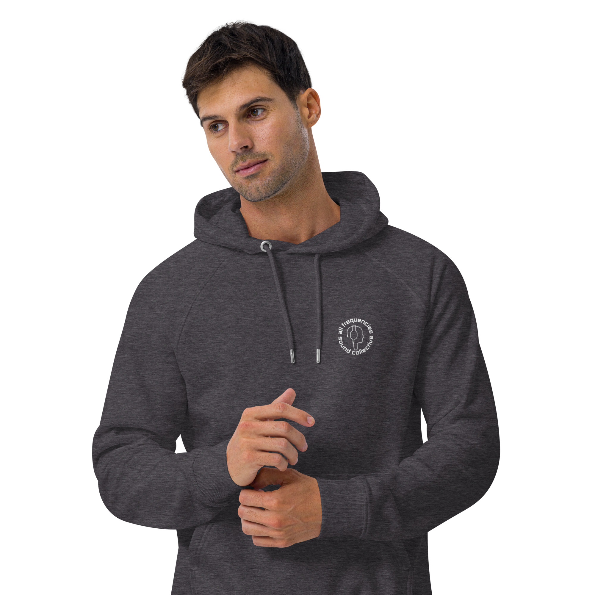 Unisex eco raglan hoodie - Image 21