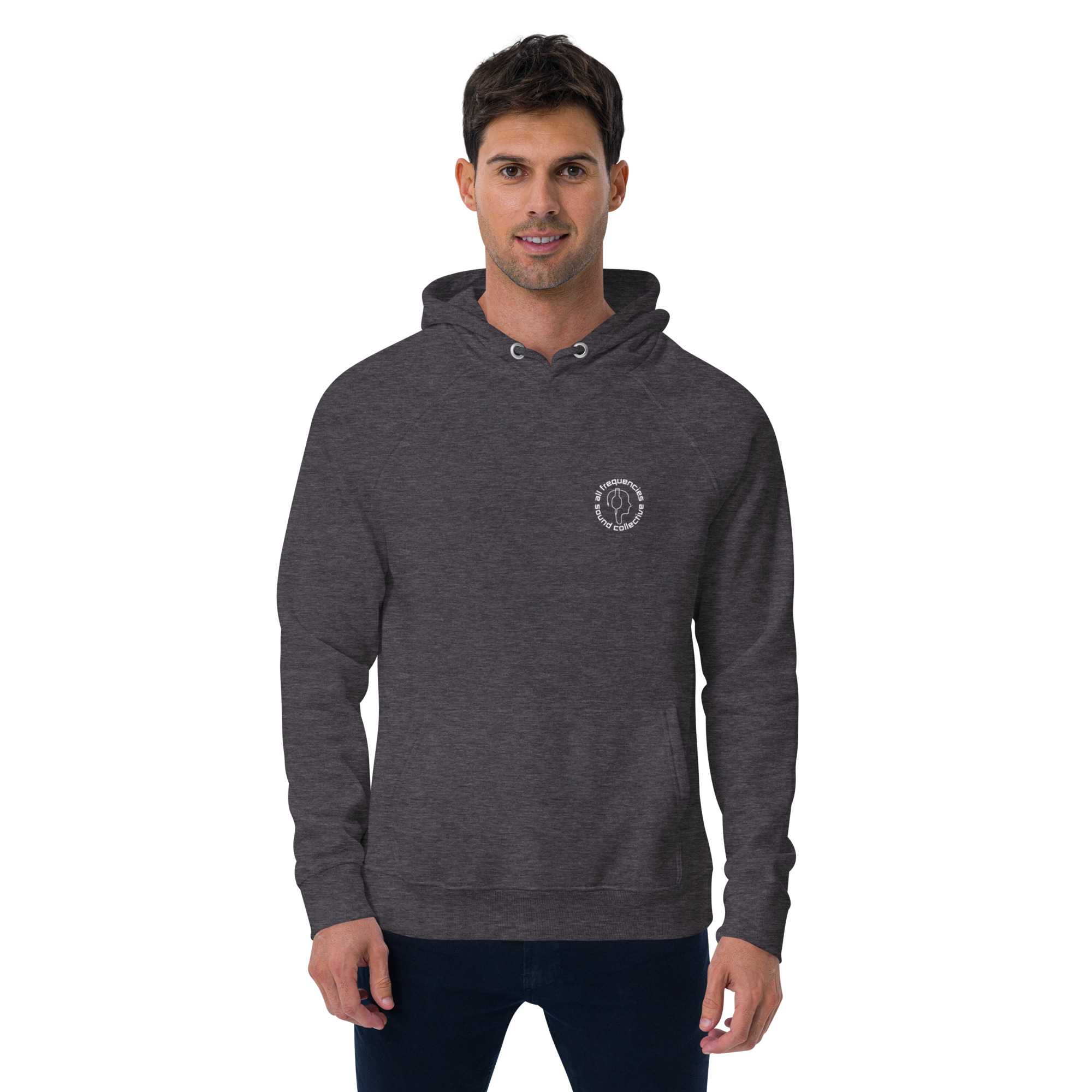 Unisex eco raglan hoodie - Image 19